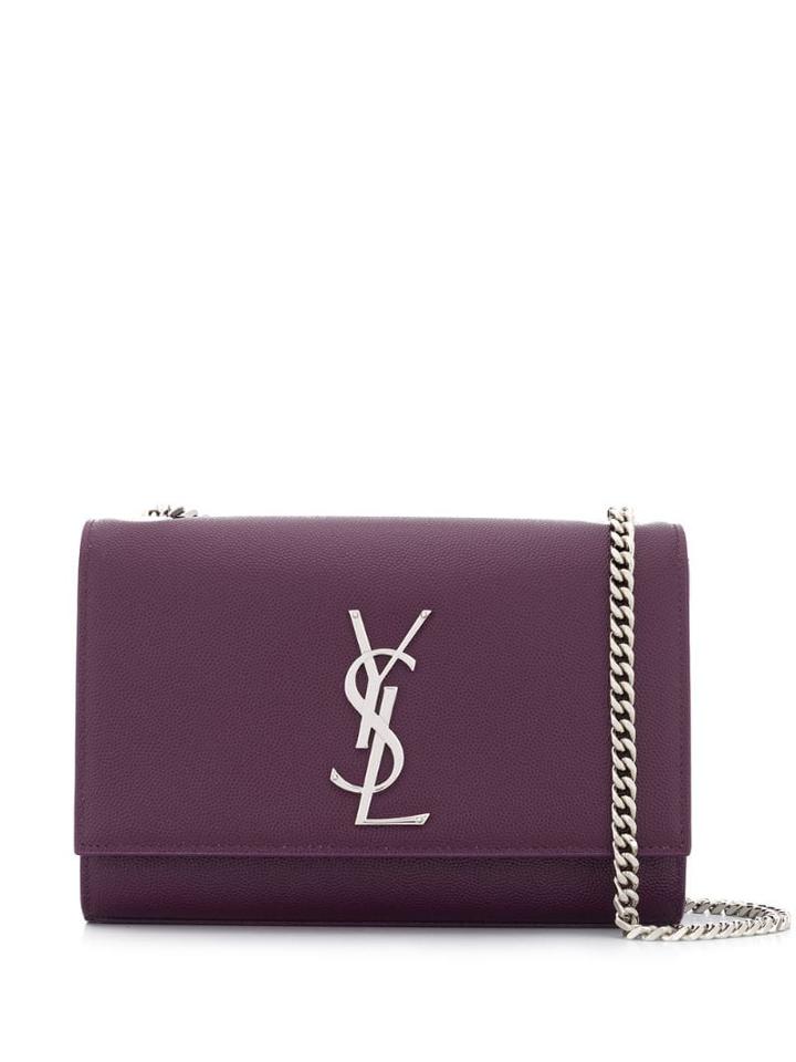 Saint Laurent Kate Shoulder Bag - Purple