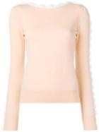See By Chloé Scalloped Detail Jumper - Orange