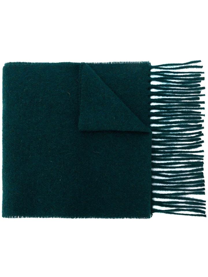Ami Alexandre Mattiussi Plain Scarf - Green