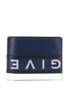 Givenchy Reverse Logo Bifold Wallet - Blue