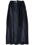 Sies Marjan Belted Flared Skirt - Blue