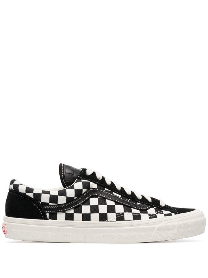 Vans Black Style 36 Lx X Modernica Hawaiian Low-top Suede Sneakers
