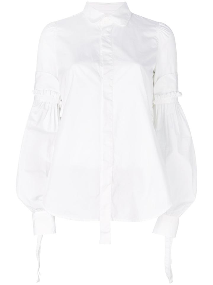 Dsquared2 Balloon Sleeve Shirt - White