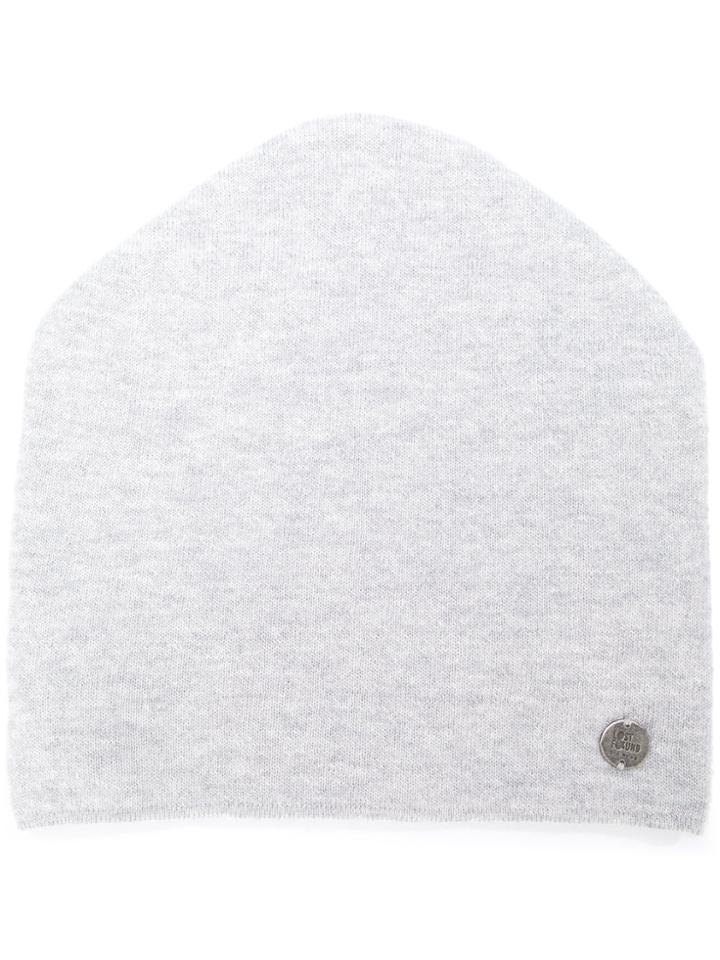 Lost & Found Ria Dunn Logo Plaque Beanie - Grey