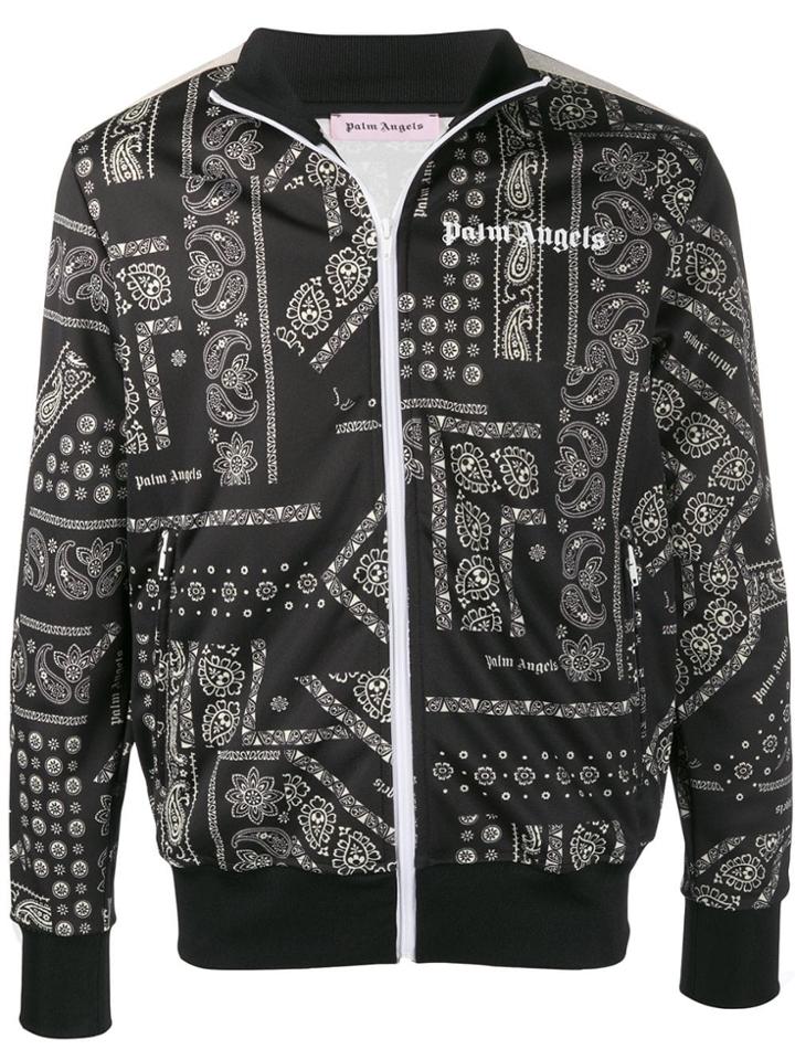 Palm Angels Paisley Print Sweatshirt - Black