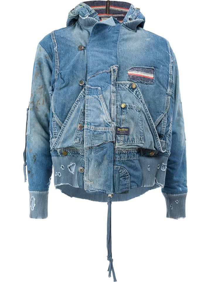 Greg Lauren Snorkel Flight Jacket - Blue