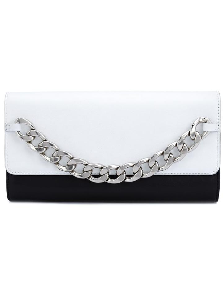 Thomas Wylde Chain Detail Clutch - Black