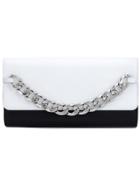 Thomas Wylde Chain Detail Clutch - Black