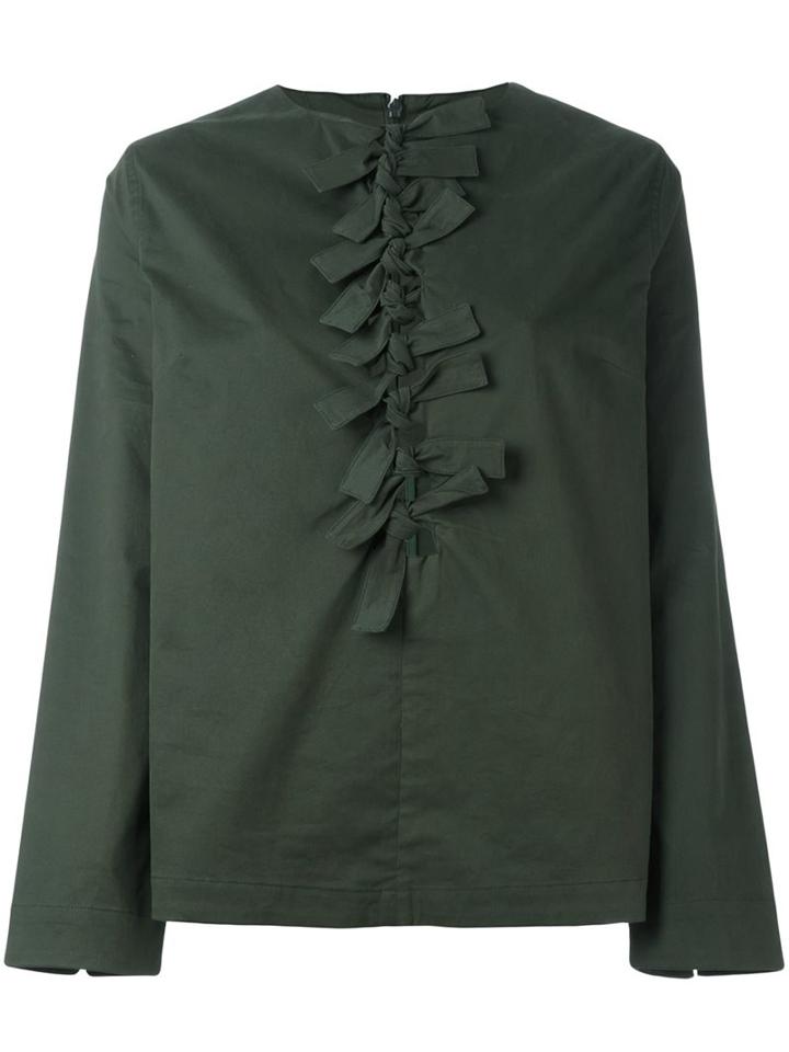 Pam Perks And Mini 'contacts Tie Up' Blouse