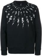 Neil Barrett Lighting Bolt Detail Sweatshirt - Black