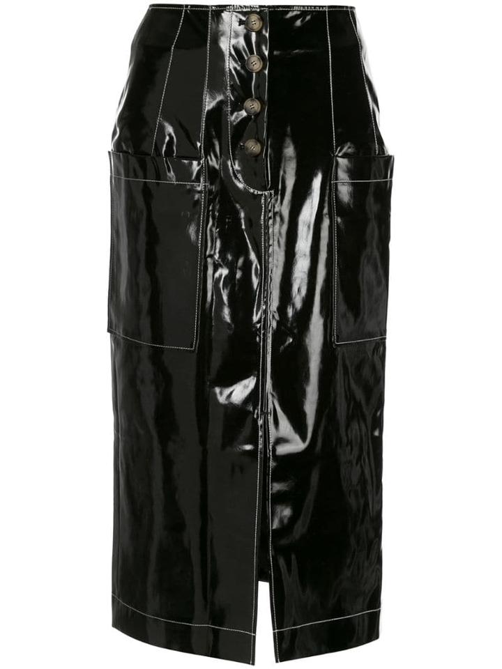 Rejina Pyo Carmen Midi Skirt - Black