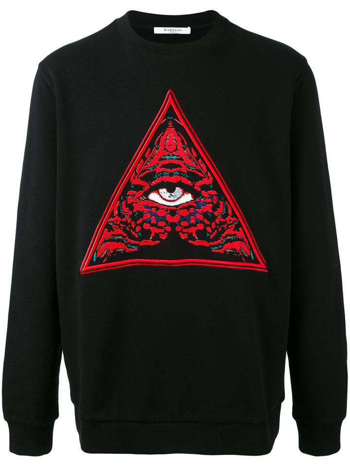 Givenchy - Eye Print Jumper - Men - Cotton - M, Black, Cotton