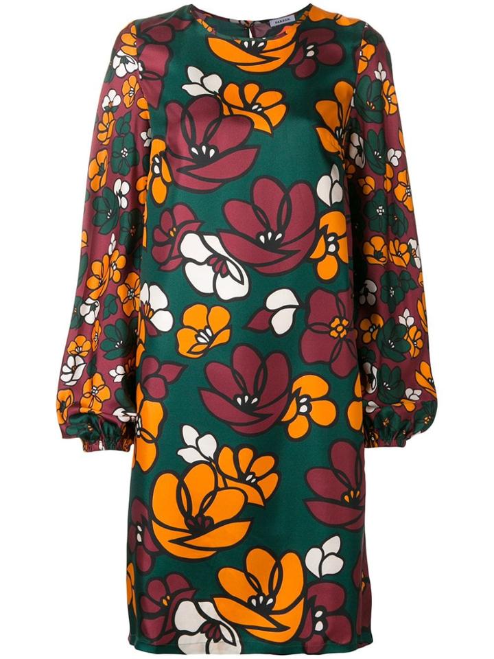 P.a.r.o.s.h. Floral Midi Dress - Green