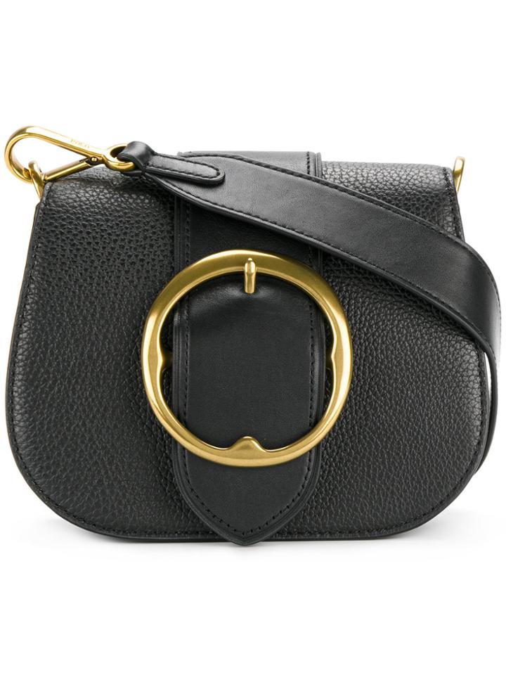 Polo Ralph Lauren Buckle Saddle Bag - Black