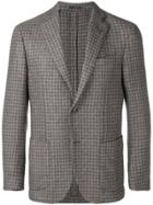 Lardini Patterned Suit Jacket - Grey
