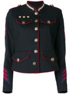History Repeats Military Jacket - Blue