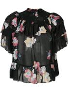 Ulla Johnson - Liv Blouse - Women - Silk - 2, Black, Silk