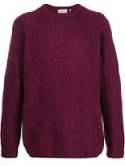 Carhartt Wip Flecked Knit Jumper - Purple