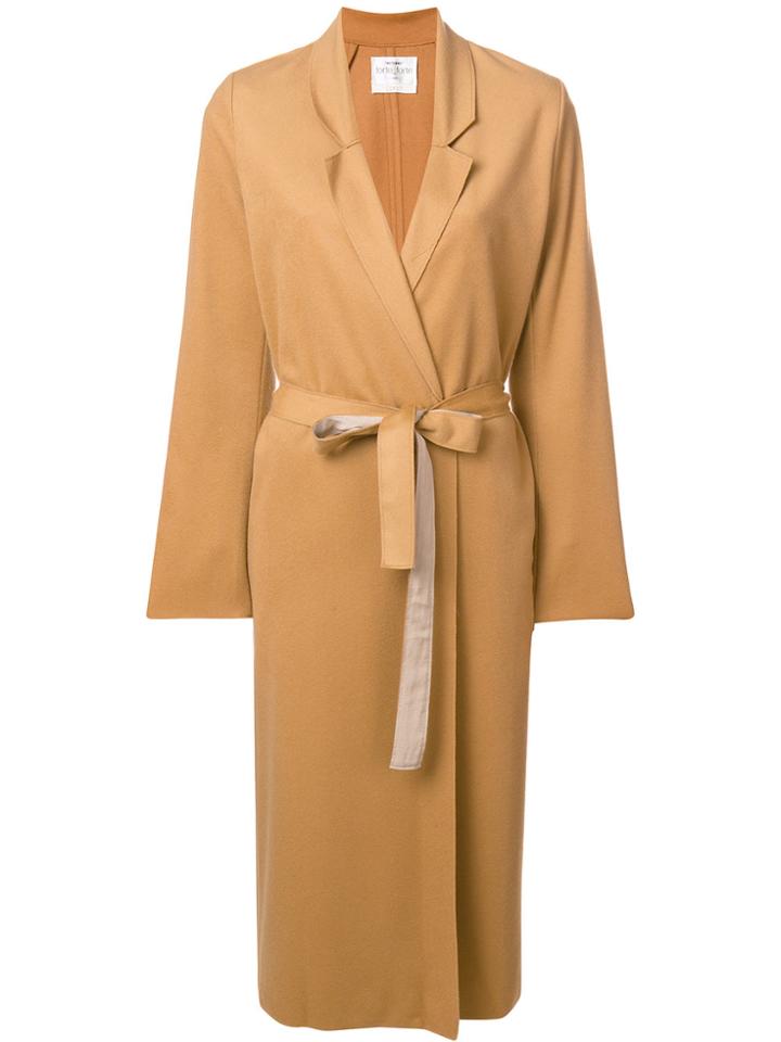 Forte Forte Belted Coat - Brown