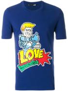Love Moschino 8 Bit Logo T-shirt - Blue
