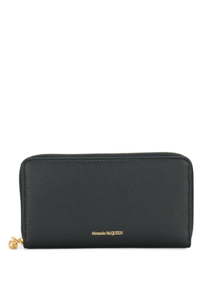 Alexander Mcqueen Continental Purse - Black