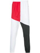 Ports V Colour Block Track Pants - White