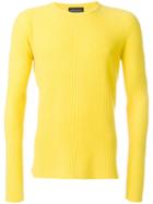Roberto Collina Rib Knitted Sweater - Yellow & Orange