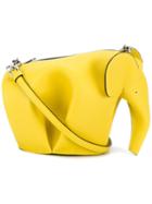 Loewe - 'elephant' Crossbody Bag - Women - Leather - One Size, Women's, Yellow/orange, Leather