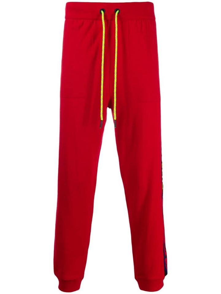 Iceberg Logo Lined Track Pants - Red