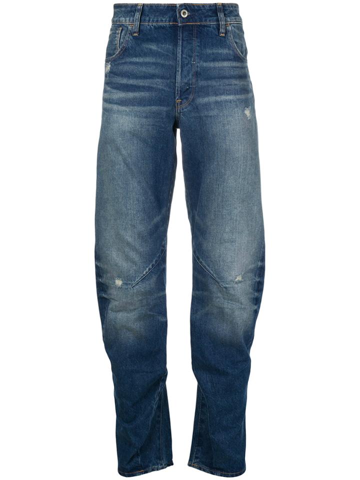 G-star Faded Tapered Jeans - Blue