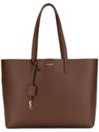 Saint Laurent E/w Shopping Bag - Brown