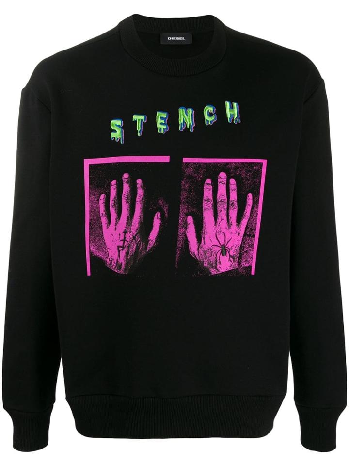 Diesel Stench Sweatshirt - Black