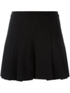 Alice+olivia Pleated Shorts, Women's, Size: 4, Black, Polyester/spandex/elastane