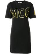 Mcq Alexander Mcqueen Logo Print T-shirt Dress - Black