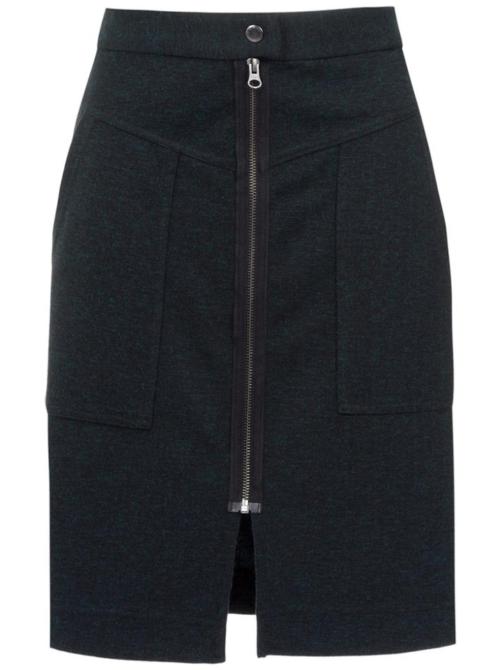Alcaçuz Cigarra Midi Skirt - Green