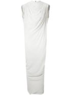 Rick Owens - Draped Cowl Dress - Women - Silk/cupro - 42, Nude/neutrals, Silk/cupro