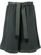 Factotum Wide Leg Shorts, Men's, Size: 44, Green, Hemp