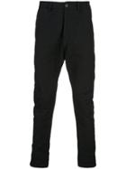 Poème Bohémien Textured Wool Blend Trousers - Black