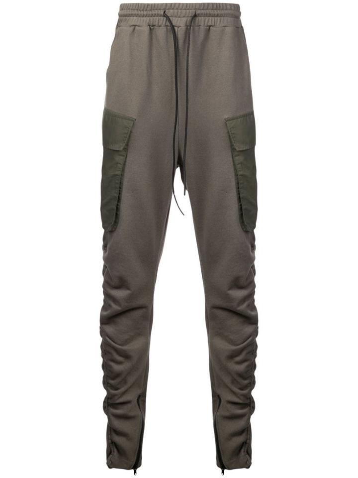 Bmuet(te) Gathered Sides Track Pants - Green