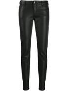 Emporio Armani Coated Skinny Jeans - Black