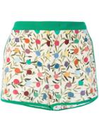 Red Valentino Fitted Printed Shorts - Nude & Neutrals