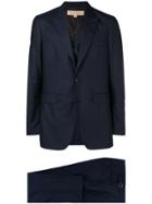 Burberry Slim-fit Three-piece Suit - Blue