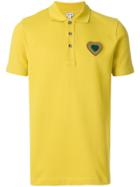 Loewe Heart Patch Polo Shirt - Yellow & Orange