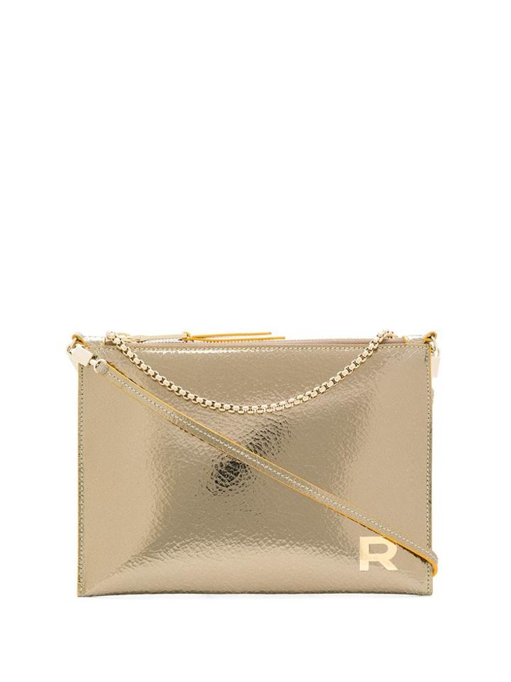 Rochas Metallic Crossbody - Gold