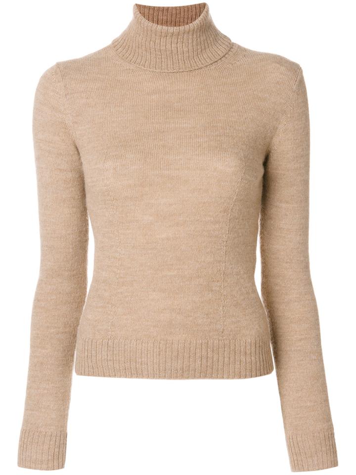 Stella Mccartney Roll Neck Jumper - Nude & Neutrals