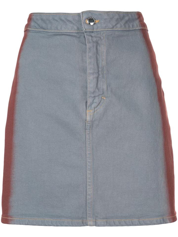 Eckhaus Latta El Denim Skirt - Neutrals