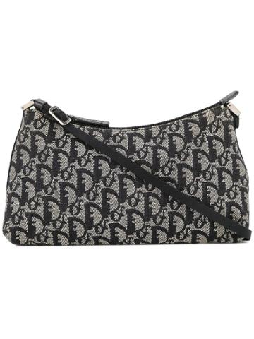 Christian Dior Vintage Christian Dior Trotter Shoulder Bag - Grey