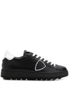 Philippe Model Crest Patch Sneakers - Black