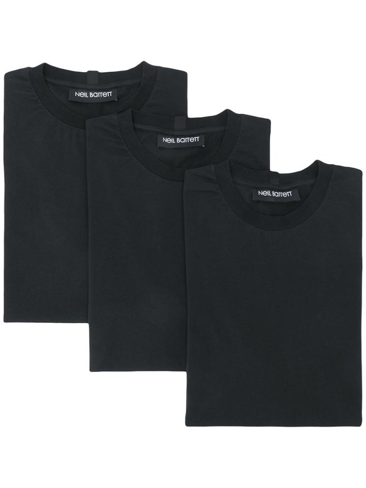 Neil Barrett Loose Shortsleeved T-shirt - Black