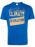'climate Revolution' T-shirt, Men's, Size: Large, Blue, Cotton, Vivienne Westwood Man